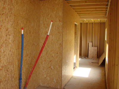 Cloisons int�rieures en OSB
